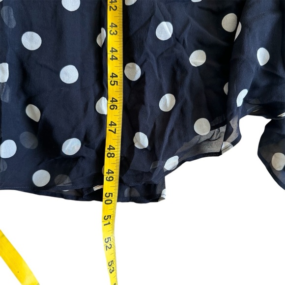 DÔEN silk Maryanna Noir Solstice Sky Dot dress NEW - Picture 11 of 11